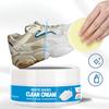 1 Stück Weißer Schuhreiniger Langanhaltende Creme Mit Schwamm Pflegend Schuhreinigung Fleckenentferner Für Gummi Canvas Sohle Fleck