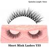 FOXESJI Real Mink Fluffy Short Eye Lashes Extension Wispy Soft Natural Short False Eyelashes Daily Wear Full Strip Lashes Makeup