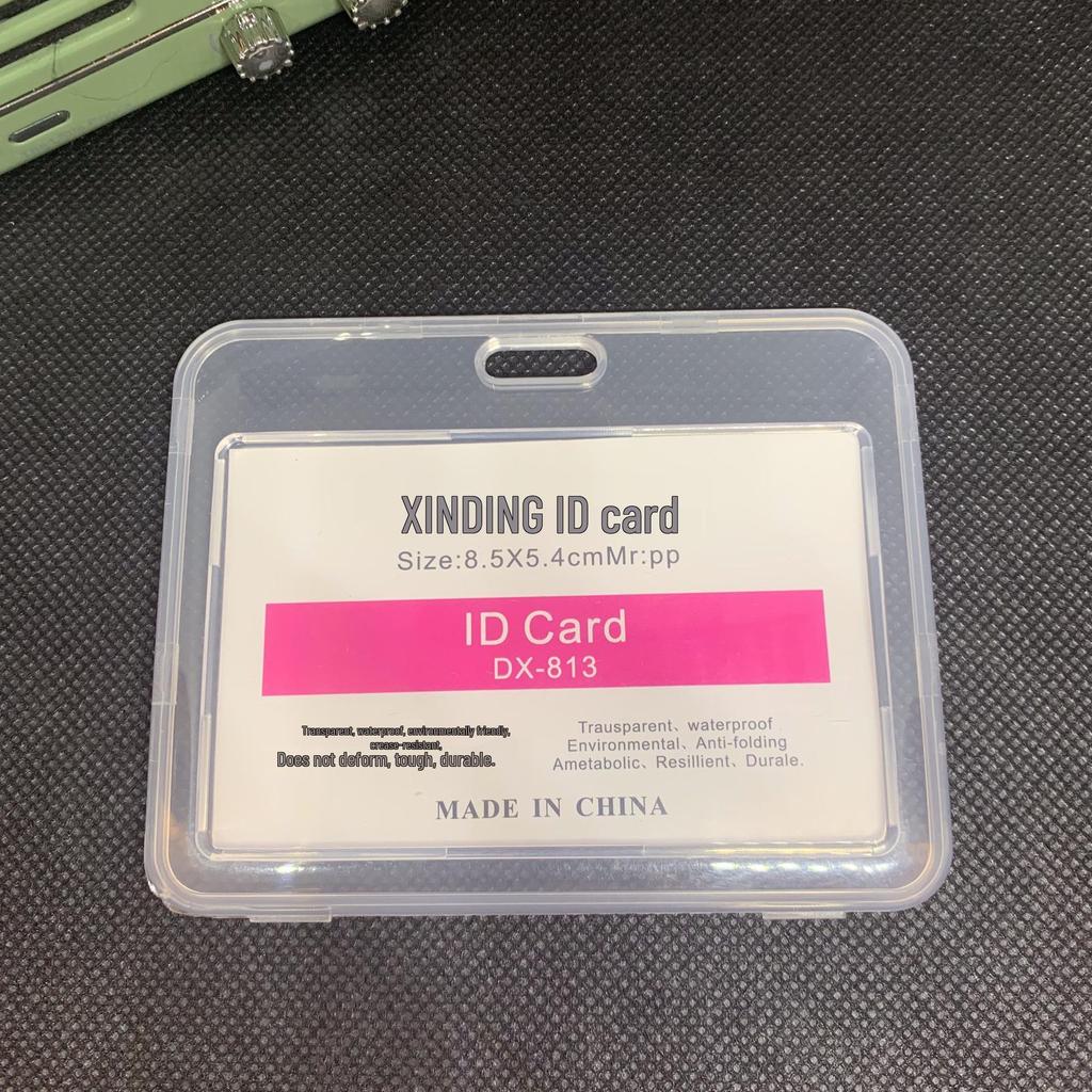 Umweltfreundlicher transparenter PP wasserdichter Kartenhalter für Ausstellungen und Studentenausweise