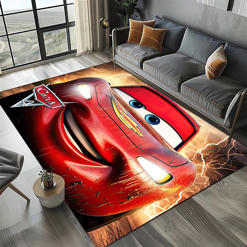  Cars Disney Lightning McQueen Cartoon Carpet Bedroom Living Room Home Sofa Door Rug Home Decor Child Large Floor Mat Gift