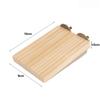 Wood Square Stand Platform Cage Board Hamster Chinchilla Pet Springboard Hamster Branch Perches for Bird Cage Toys