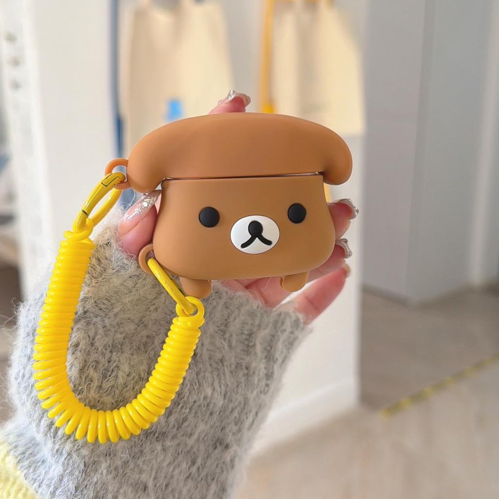 Cute cartoon phone for Apple AirPods4 earphone case 3 generation AirPods pro3 protective case female