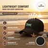 Black Baseball Cap - Trendy Unisex 'dope' Print Lightweight Breathable Moisture-Wicking Adjustable Soft Casual Outdoor Sports Beach Travel