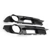 Front Bumper Mist Light Frame ABS Accessories Black Car Parts 51117049244 Convenient E60 E61 Fog Light 2004-2007