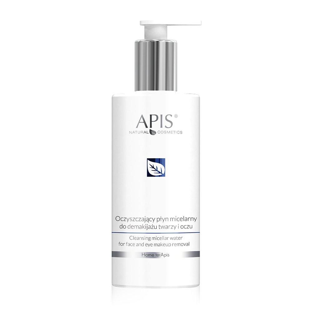 Apis Honey Infused Micellar Facial Cleanser 300ml - Gentle Makeup Remover for Face & Eyes