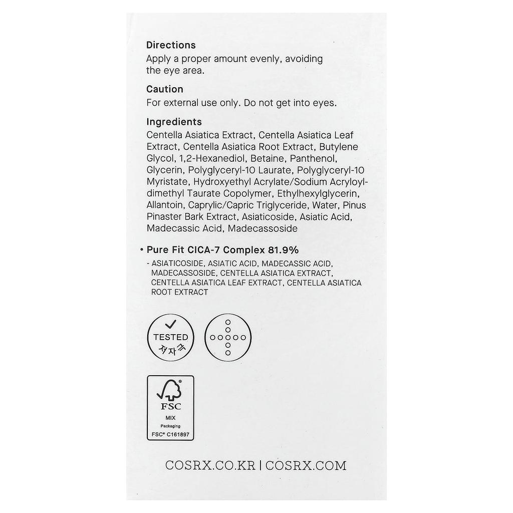 Pure Fit, Cica Toner, 150Ml(5.07Fl Oz)