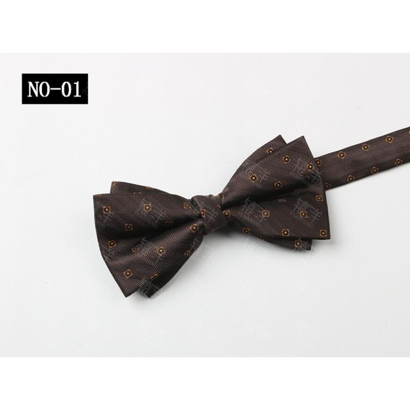 Галстук-бабочка Мужской Воротниковые аксессуары Костюм Платье Бант Бизнес Узор Высококлассная галстук-бабочка