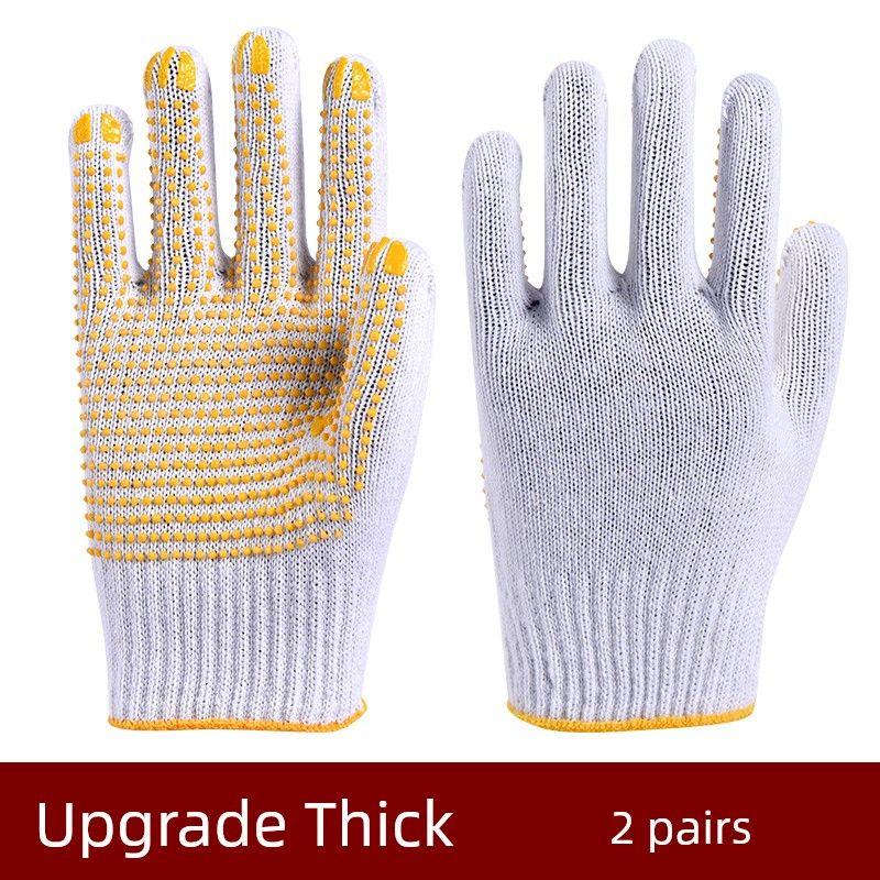 

Heat Insulation High Temperature Resistant Cooking Kitchen Dining Anti-Hot Gloves [Upgrade Thick] Yellow 2 Pair One size