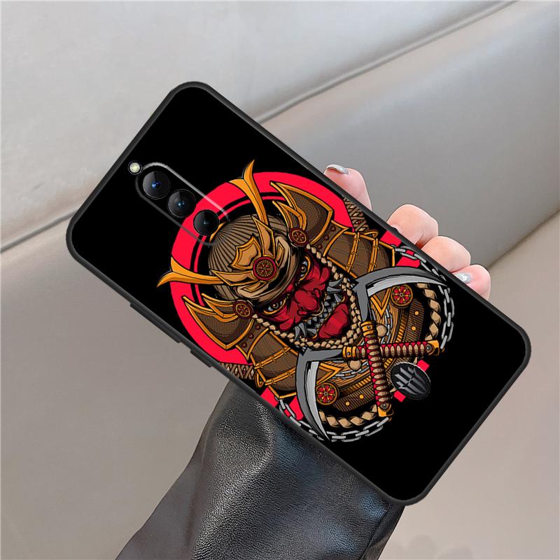 Japanese Samurai Warrior Case For ZTE Nubia Red Magic 8 9 10 Pro Plus 8S 9S Pro 6 7 6S 7S 5G 6R RedMagic 10 Air Cover
