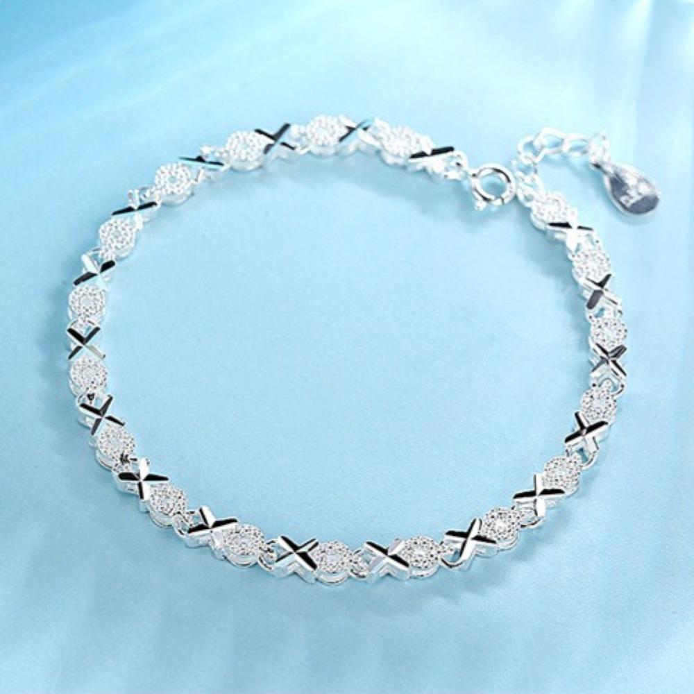 

925 Silver Plated OX Bracelet for Women Unique Creative Design Fashion Jewelry Gift