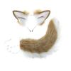 Simulation Animal Ear Headband Plush Cosplay Dress Up Cosplay Shiba Inu Ears Face Wash Headband Headgear Hair Accessories