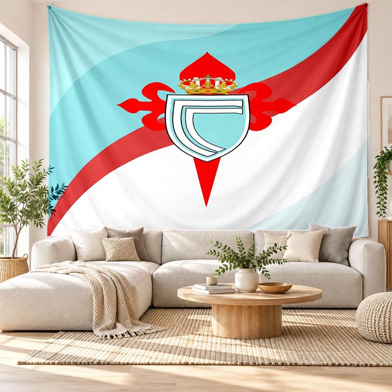 Celta Vigo FC Wall Tapestry, Soft Fabric Wall Hanging, Decorative Backdrop For Bedroom Home Wall Art