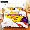 Gelbe Ente Bettwäsche Set Einzelbett Twin Full Queen King Size Kleine Ente Bettset Aldult Jungen Schlafzimmer Bettbezug Sets 3D Druck 015