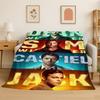 SPN Supernatural Dean Sam TV Flannel Blanket Soft Warm Throw Blanket for Bedroom Living Room Bed Travel Camping Picnic Kid