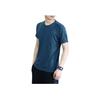 Adidas Solid Color Print Logo Stripe Round Neck Quick-Dry Short Sleeve T-Shirt Men Tops Light-Blue CE0819