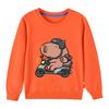 Children's Clothing Kawaii Cartoon Capybara Print Long Sleeve T-shirt Animal Capibara Sport Shirts Kids Cotton Sweatshirt