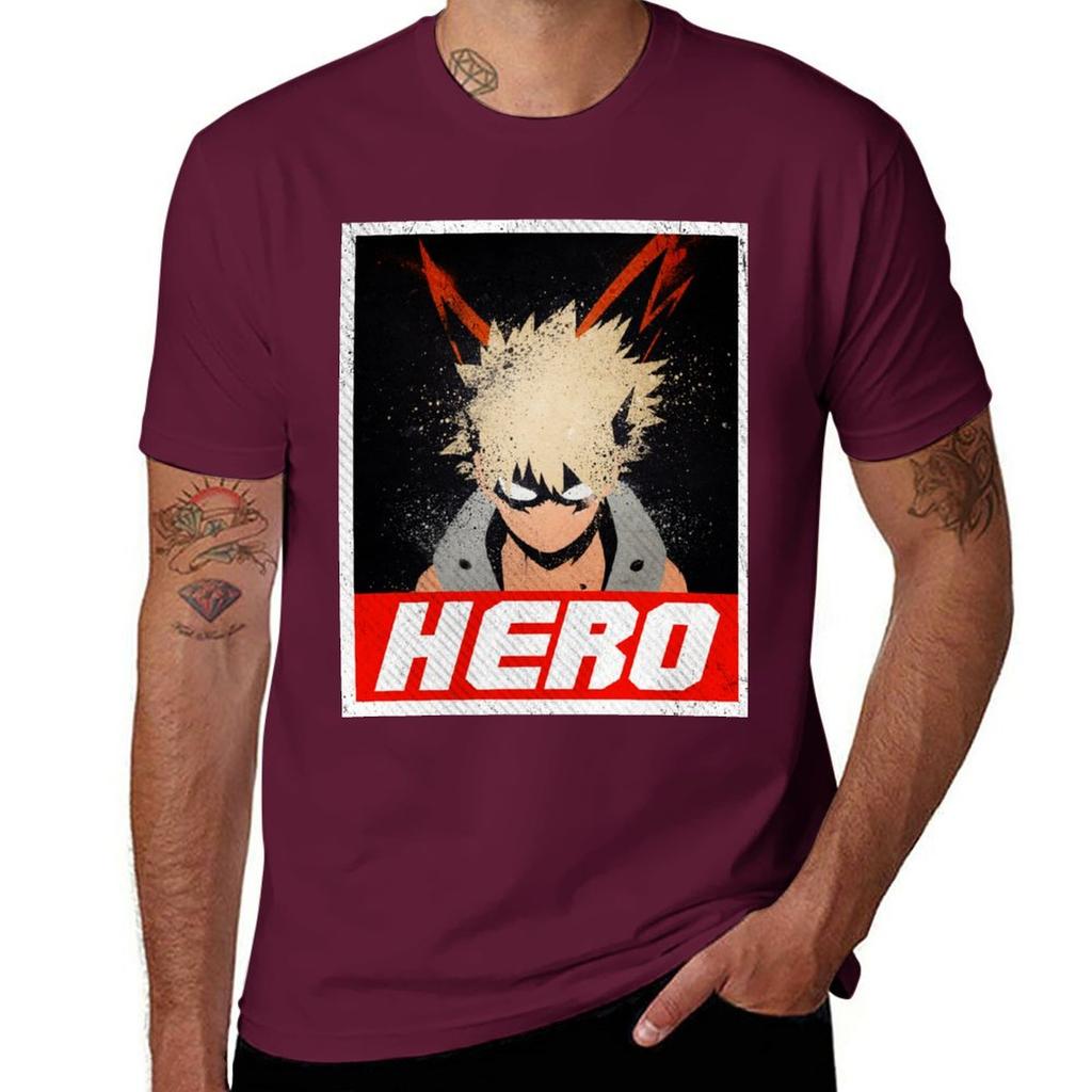 Hero TShirt Animal Prinfor Boys Funnys Mens Clothing