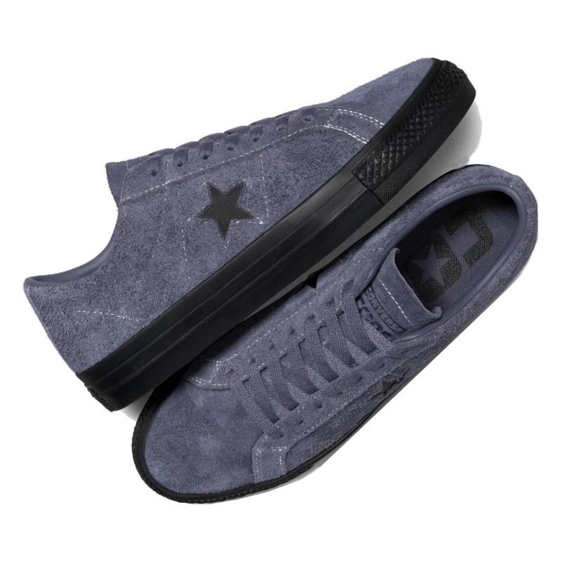 Converse Cons One Star Pro comfortable and versatile non-slip and wear-resistant low-top board shoes unisex grey-purple