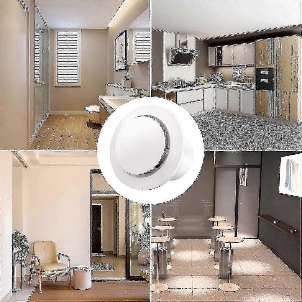 100mm Air Extractor 130m/h 20w, With Check Valve High Airflow Exhaust Fan, Energy Efficient
