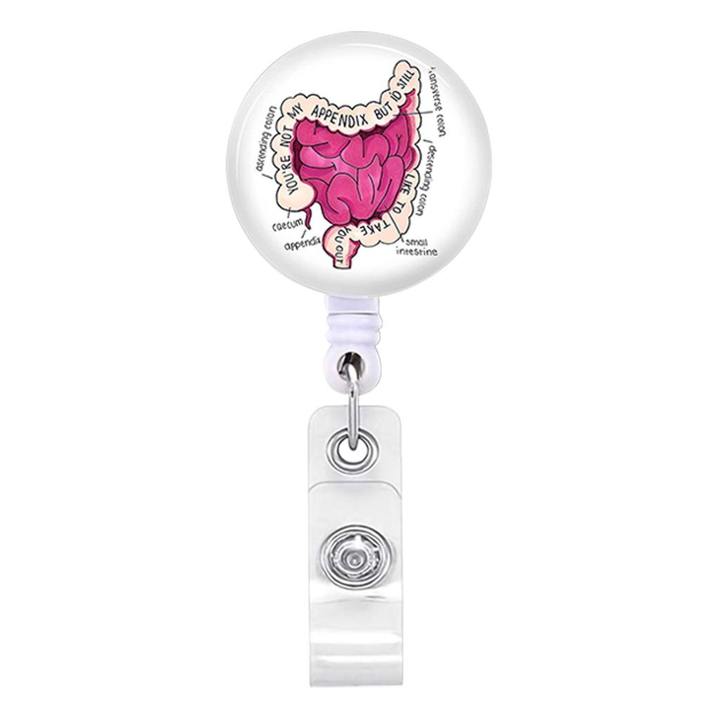 Stretchable Badge Reels Medical Worker Doctor Nurse Work Chest Pocket Card Holder ID Card Holder Badge Accessories