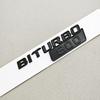 Car Styling Biturbo 800 900 Car Sticker Gloss Black Side Fender Emblem Decals For Mercedes Benz Brabus AMG Modified Accessories QV1
