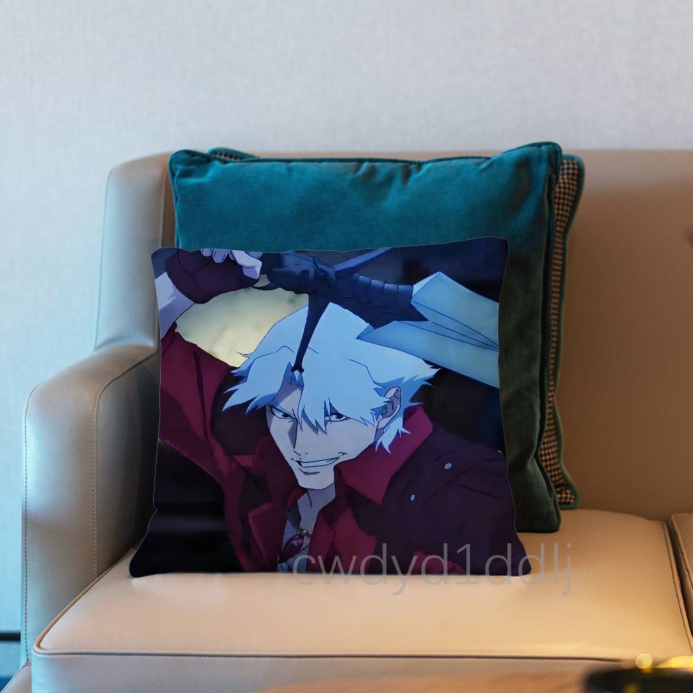 DDevil May Cry Dante Pillow Case Cover Square Sofa With For Pattern Comfortable Cushion suitable Of Room