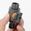 3/4 Inch Male Thread Straight Valve with Switch, Garden Hose Quick Connector