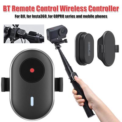 BT Remote Control Waterproof Wireless Remote Control Compatible for Insta360 GO Ultra/GoPro/for DJI Action Cameras