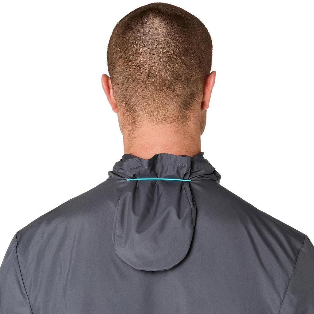 Running Wear SILVER JACKET 2011D235 020 S [ASICS] Men's (CARRIER GREY)