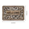 Pebbles Home Pattern Doormat Anti-Slip Bath Kitchen Mat Living Room Door Floor Entrance Carpet Rug