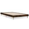 VidaXL Cadre de lit chêne fumé 90x200 cm bois d'ingénierie 832066