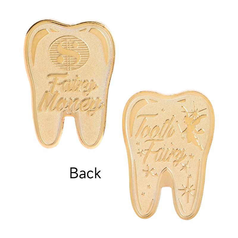 Tooth Fairy Commemorative Coin Children s Encourage Award Tooth Replacement Souvenir Non-currency Coins Game Novelty Coins