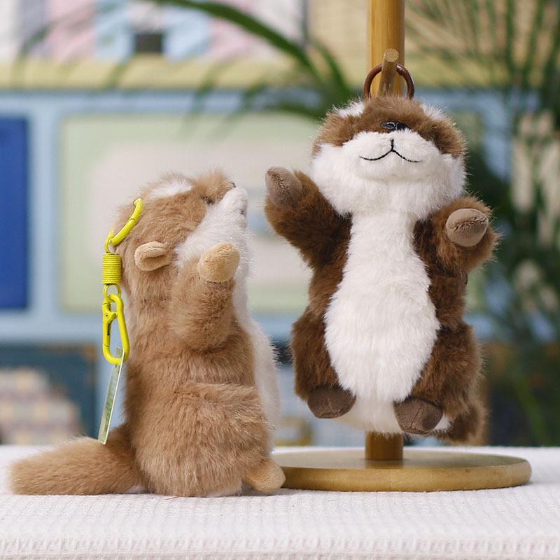 Peluche Marmotta con Imbottitura in Cotone PP per Bambini e Decorazione Auto