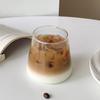 2/4pcs Glass Cup Cold Coffee Cups 300ml Drink Glass Cup Kitchen Accessorie 350ml Cup for Milk Tea Juice Cup Drink Glasses Bottle