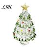 Glass Ornaments for Winter Decor Glazed Christmas Tree Figurine, Pulled Wire Desk Decor, Decorations Mini Holiday Tabletop Ornament Car Home,