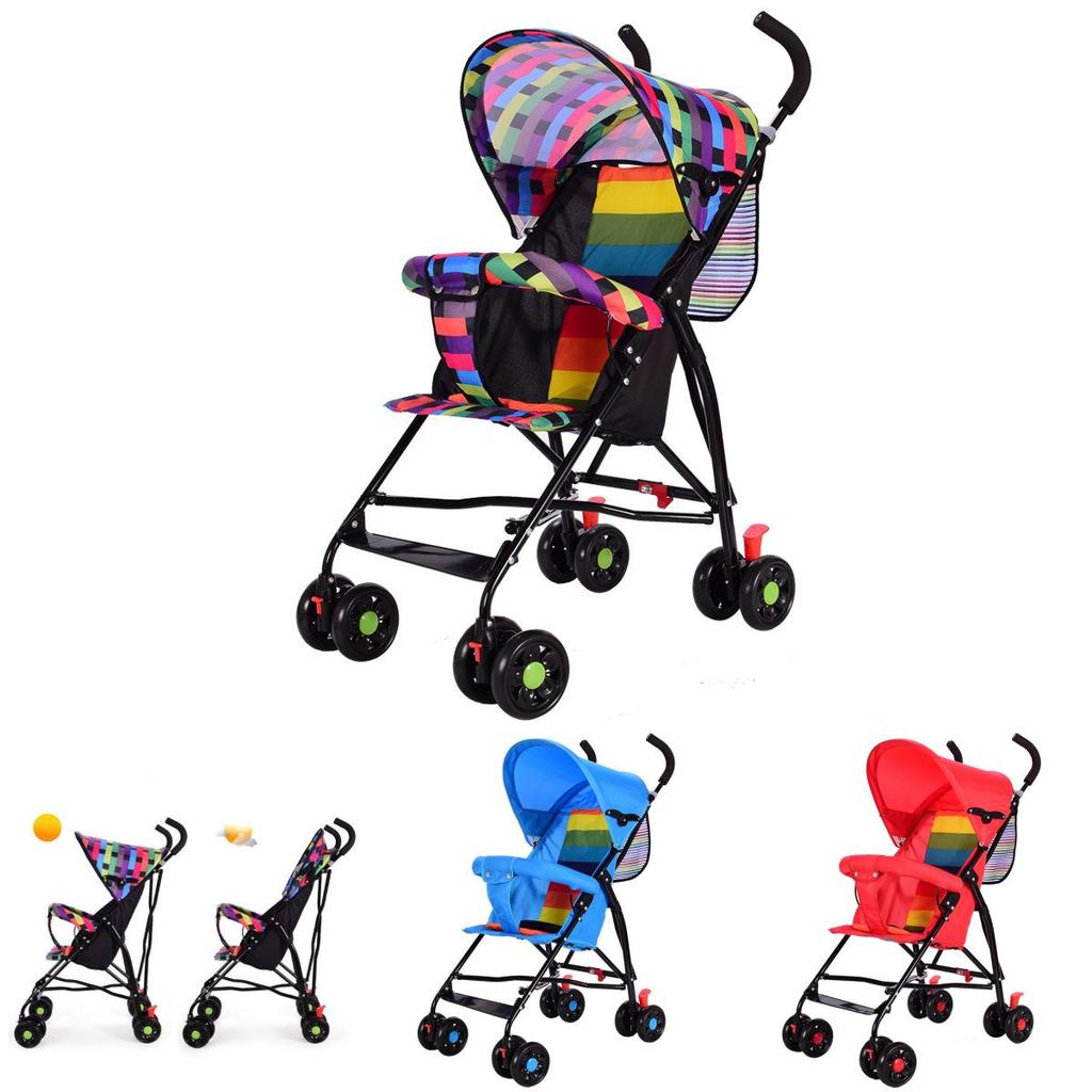 Convenient Collapsible Baby Stroller Lightweight Umbrella Pushchair For Infants