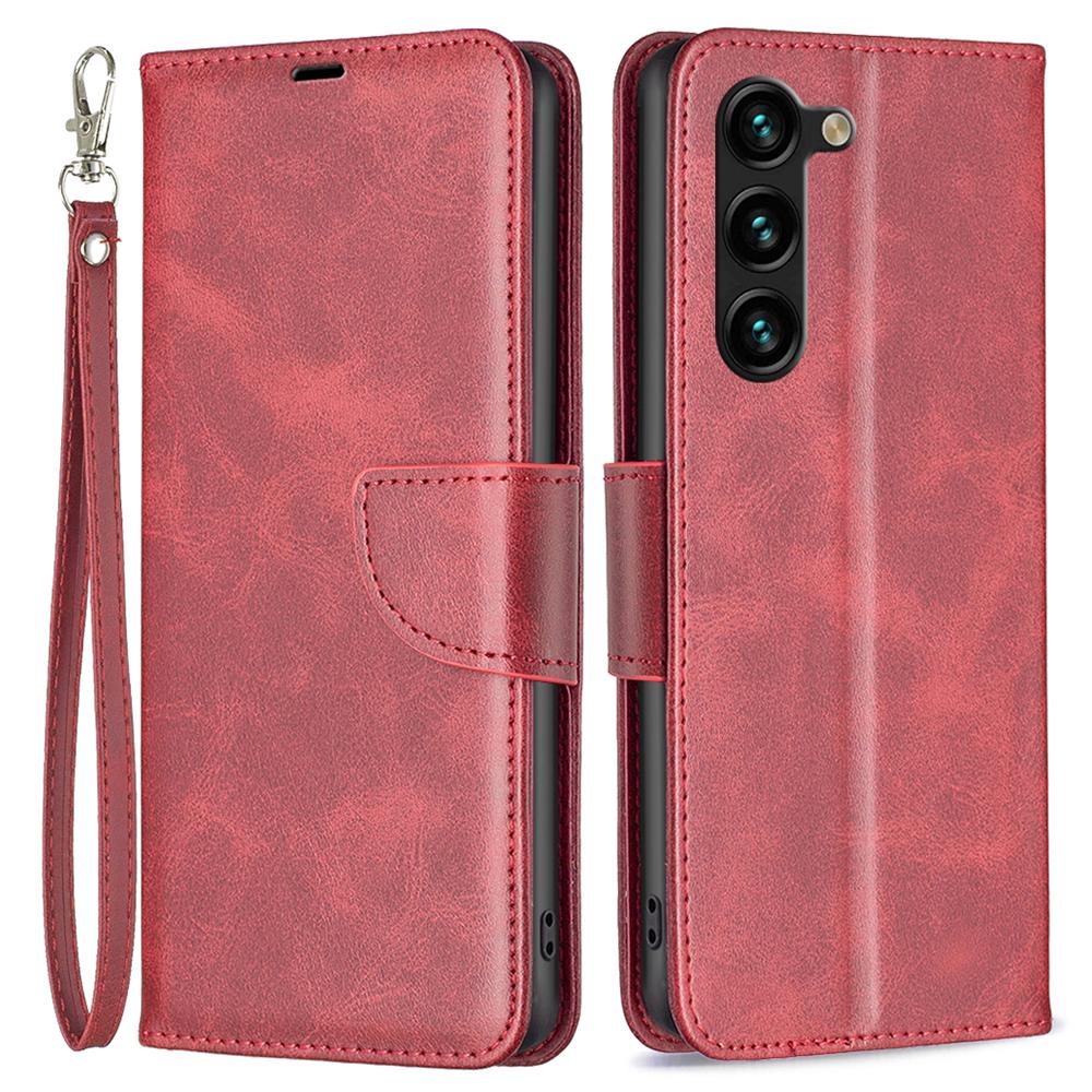 For Samsung Galaxy S25+/S24+ Case Mobile Phone Shell PU Leather Wallet Cover with Viewing Stand