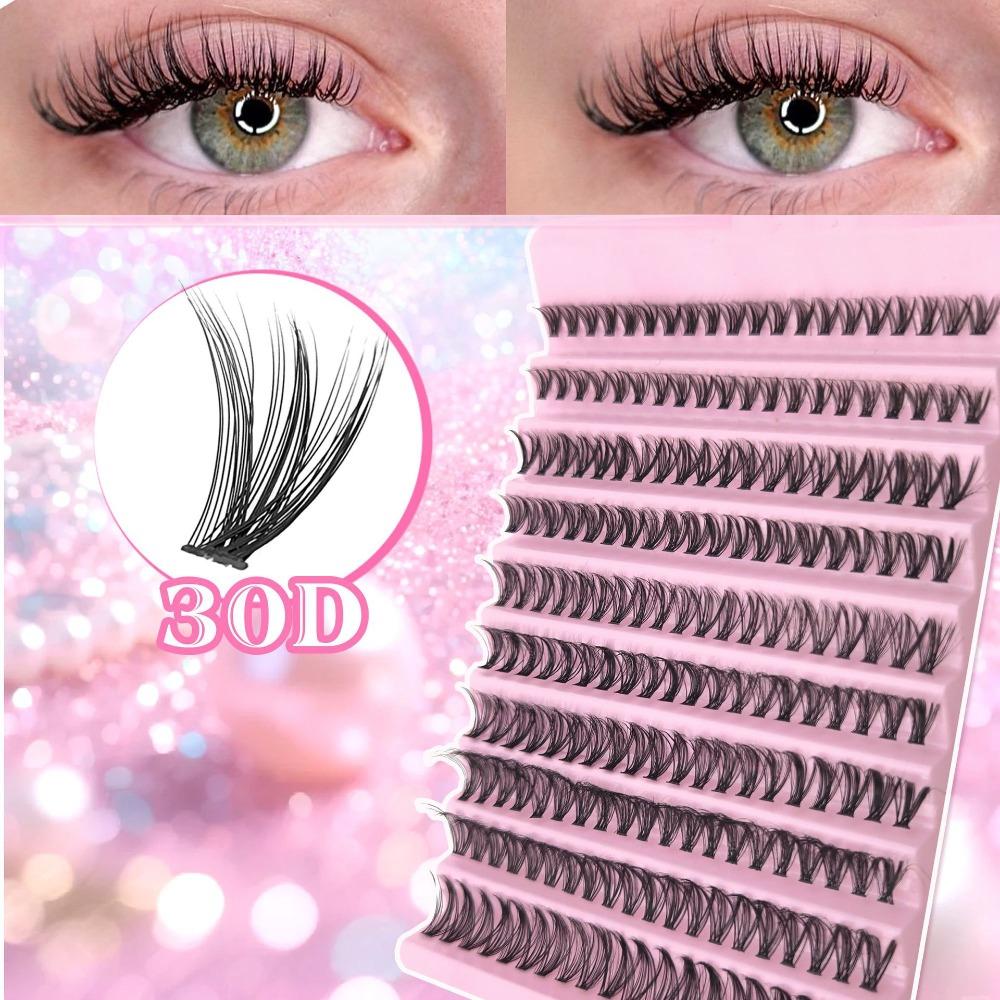 Natural Look False Eyelashes Bond and Seal DIY Lash Extension Kit  Eye Lash Extension 30D