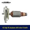 Assemblaggio Motore Trapano Elettrico: 45 Alta 16 Rotore Trapano Aereo, 8 Denti con Coperchio Centrale Cuscinetto, Articolo N.. 02511