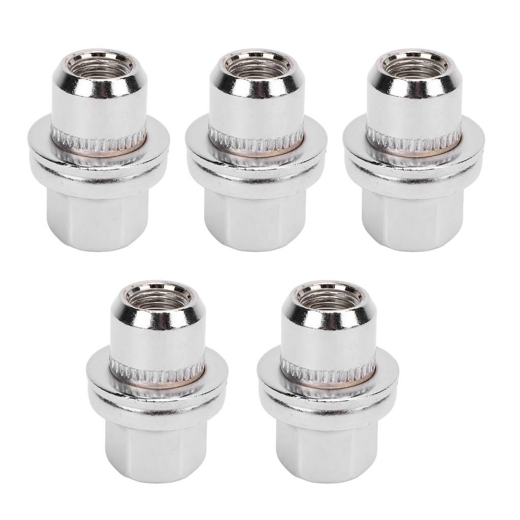 5PCS Wheel Lug Nuts Set High Hardness Steel Alloy Zinc Plated LR068126 for Discovery Defender LR3