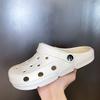 New fashionable and cute platform slippers women's summer couple non-slip beach outer hole shoes