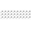 30pcs Orthodontic Crimpable Hook Stainless Steel Dental Crimpable Hook Replacement Accessory for Arch Wire