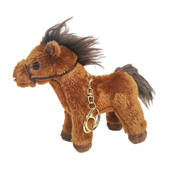 Huggable Pony Plush Toy for Kids Soft Stuffed Animal for Bedtime & Cuddling Realistic Spotty Horse Doll Gift for Children Toddlers