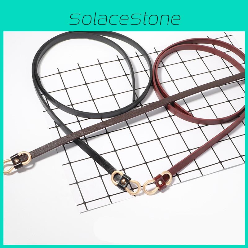 Ladies Pu Belt Leather Suit Shirt Versatile Fashion Retro Summer Waist Cinching