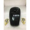 BSA A65 2 Gallon Black & Chrome Steel Fuel Petrol Gas Tank + Side Badge |Fit For