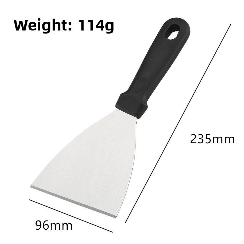 Stainless Steel Steak And Pancake Spatula With Long Handle For Home Kitchen Cooking