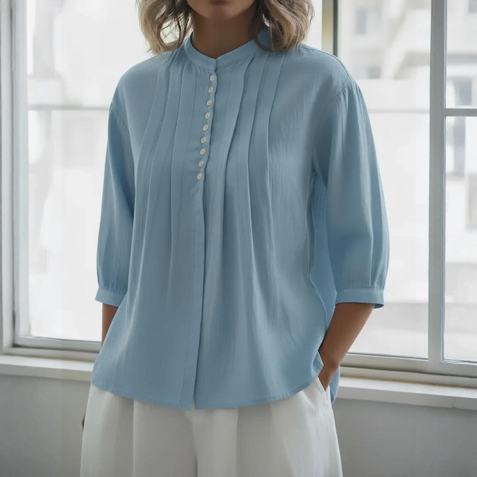 Женский модный повседневный однотонный топ XXL