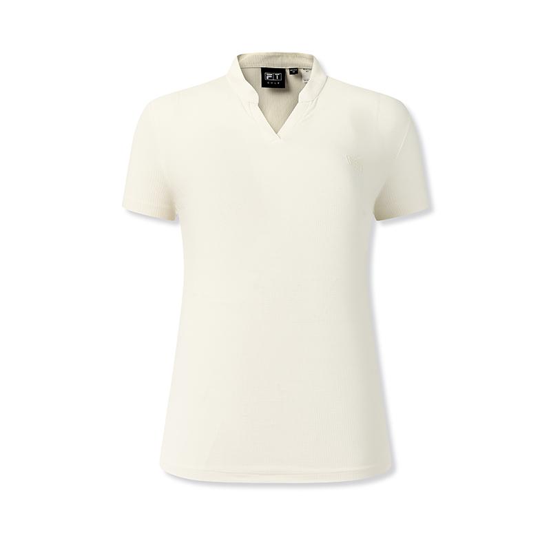 Fila Golf Series Minimalist Personality Trend Classic Sports Casual Comfortable Short Sleeve T-Shirt Women Tops A11W625133FIV