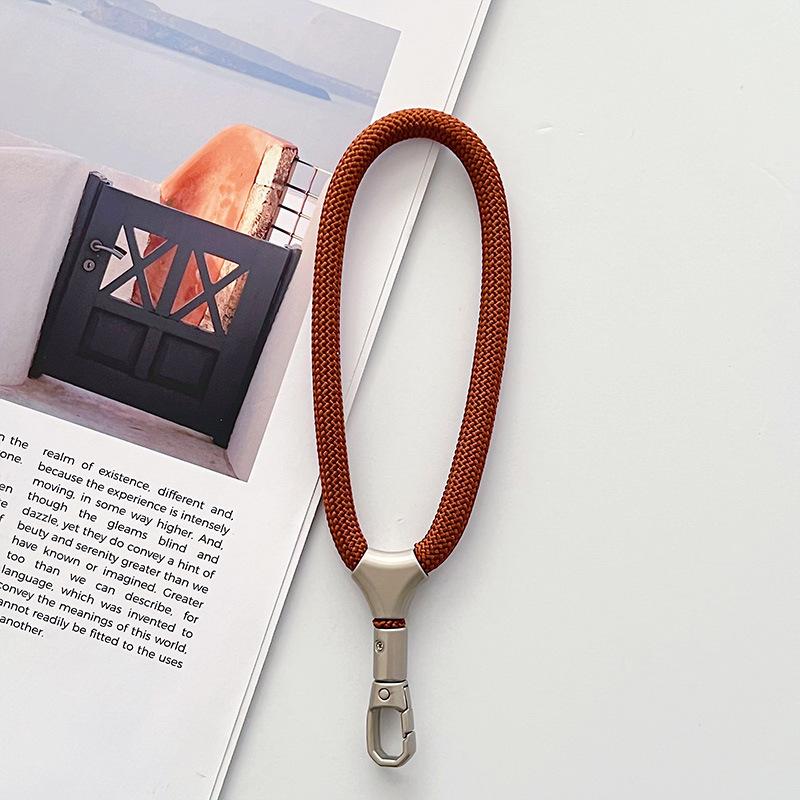 Phone Charm Heavy Metal Keyring Lanyard Anti-Lost Keychain Lanyard Solid Finger Strap Premium Key Cord Mobile Phone Rope