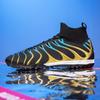 Men's High-Top AG Studs Football Shoes for Artificial Turf - Student Training & Competition Sneakers